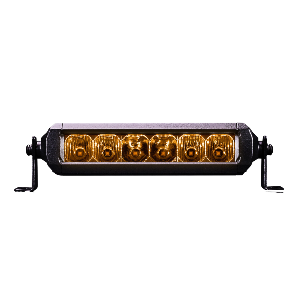 Viper 6 Inch Amber Single Row LED Light Bar