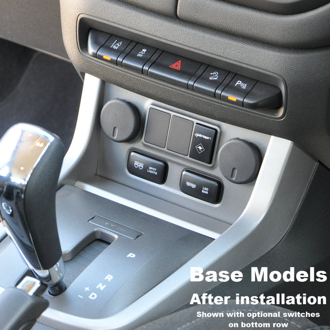 Replacement Switch Fascia to suit Holden Colorado and Isuzu D-Max/MU-X - Lightforce Australia