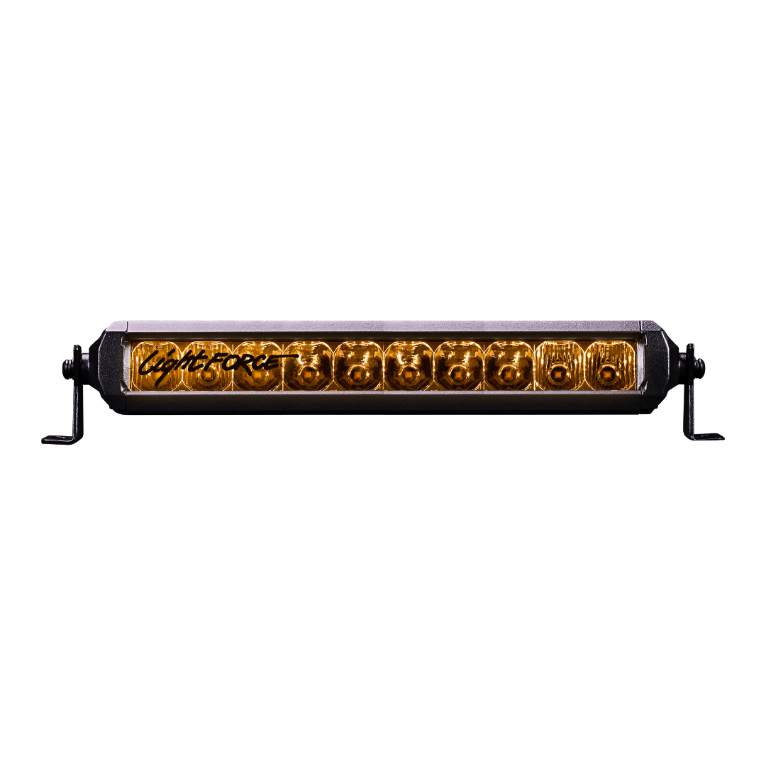 Viper 10 Inch Amber Single Row LED Light Bar