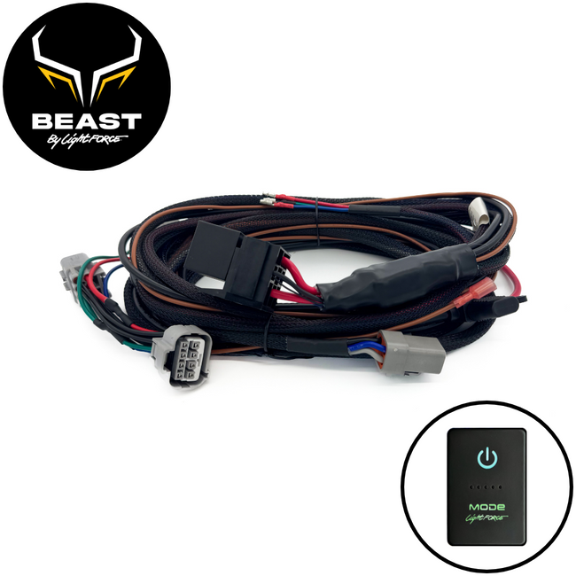 BEAST Driving Light Wiring Harness to suit Toyota Hilux 2020 Onwards