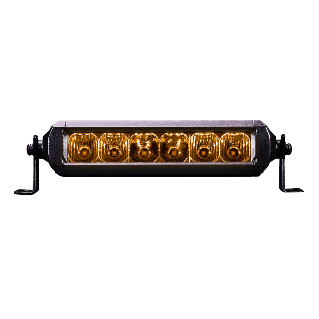 Viper 6 Inch Amber Single Row LED Light Bar