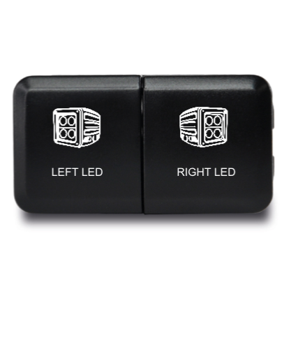 Custom Dual Horizontal Switch to suit Toyota/Holden (Customized)