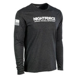 Nightforce Logoed Tri-Blend Long Sleeve T-Shirt (Unisex)