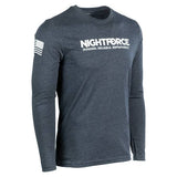 Nightforce Logoed Tri-Blend Long Sleeve T-Shirt (Unisex)