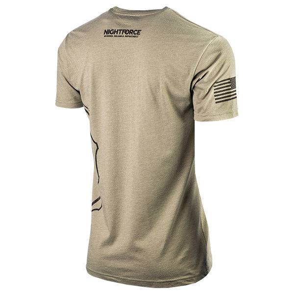 Nightforce Short Sleeve T-Shirt - Wrap Around Medallion