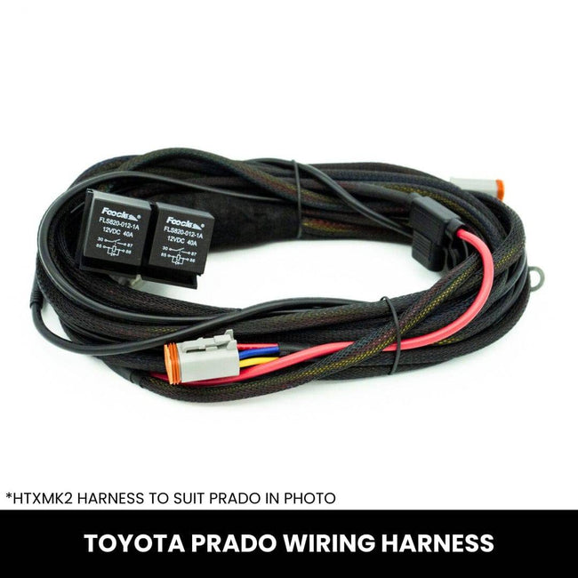 Toyota Prado Driving Light Wiring Harness Lightforce Australia