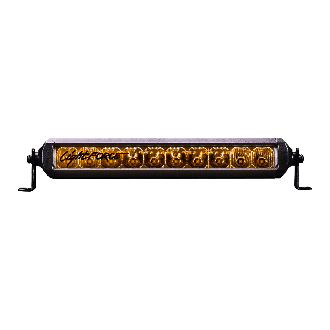 Viper 10 Inch Amber Single Row LED Light Bar