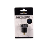 Dual Voltmeter with 3.0 Amp USB Fast Charger