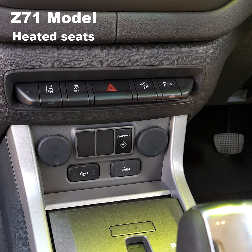 Replacement Switch Fascia to suit Holden Colorado and Isuzu D-Max/MU-X - Lightforce Australia