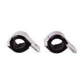 Pair of Bar Clamps (Polished) to suit 56mm and 65mm Diameter Bars